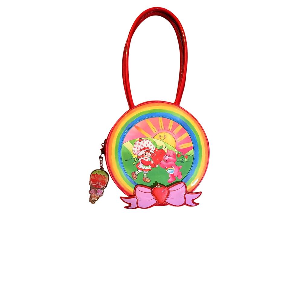 Dolls Kill x Care Bears x Strawberry Shortcake Rainbow Sunshine Shoulder Bag NWT